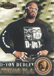 WWF Fleer Championship Clash 2001 Trading Card D-Von Dudley No.67