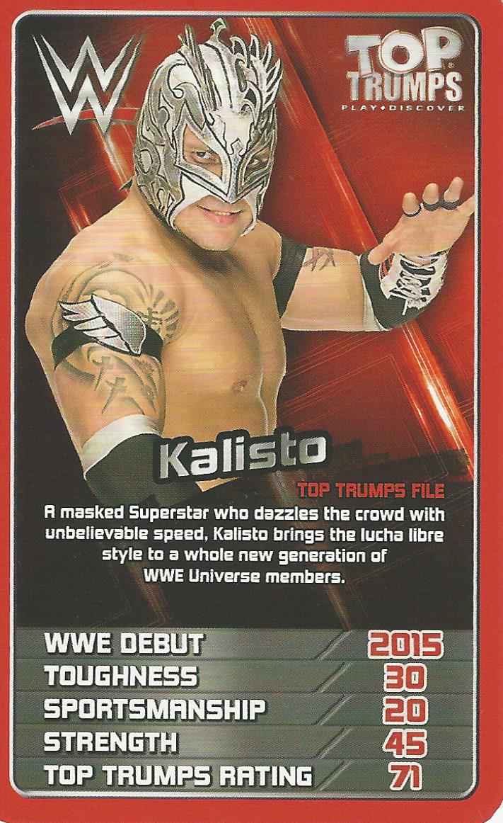 WWE Top Trumps 2017 Kalisto