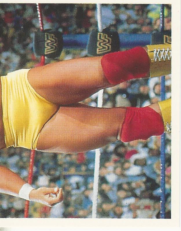 WWF Merlin Stickers 1991 Hulk Hogan No.19