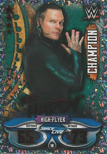 WWE Topps Slam Attax Live 2018 Trading Card Jeff Hardy Champion No.19