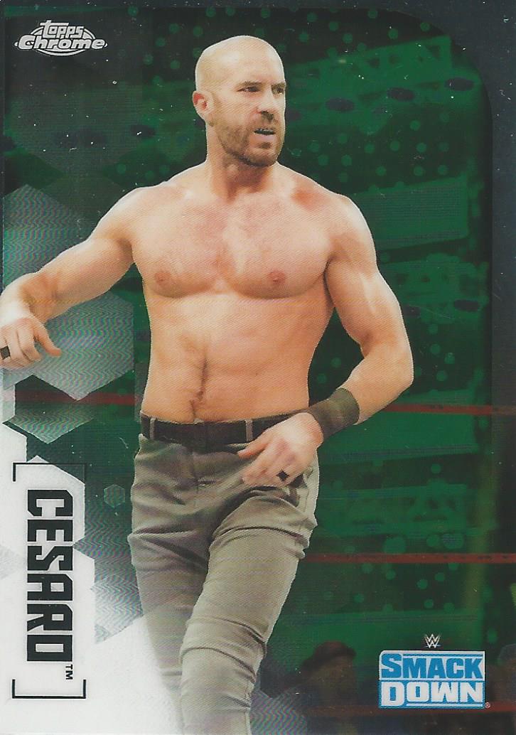 WWE Topps Chrome 2020 Trading Cards Cesaro No.19