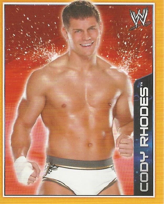 WWE Topps A-Z Sticker Collection 2014 Cody Rhodes No.19