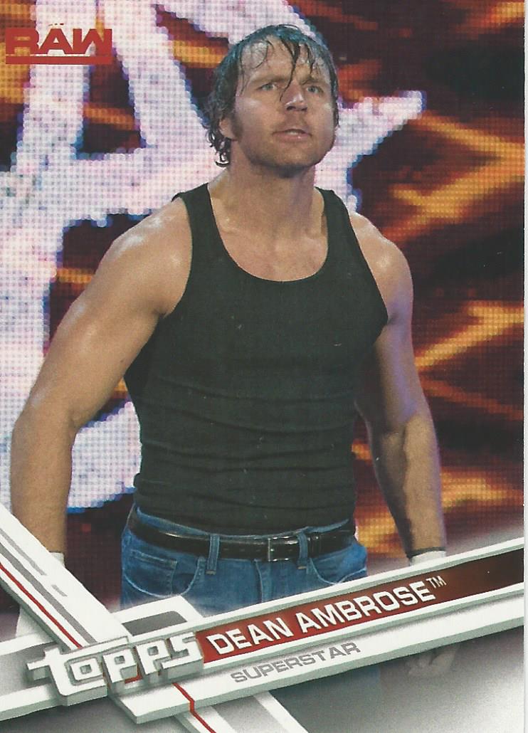 WWE Topps Then Now Forever 2017 Trading Card Dean Ambrose No.119
