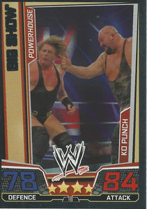 WWE Slam Attax Superstars 2013 Trading Card Finisher Big Show No.19