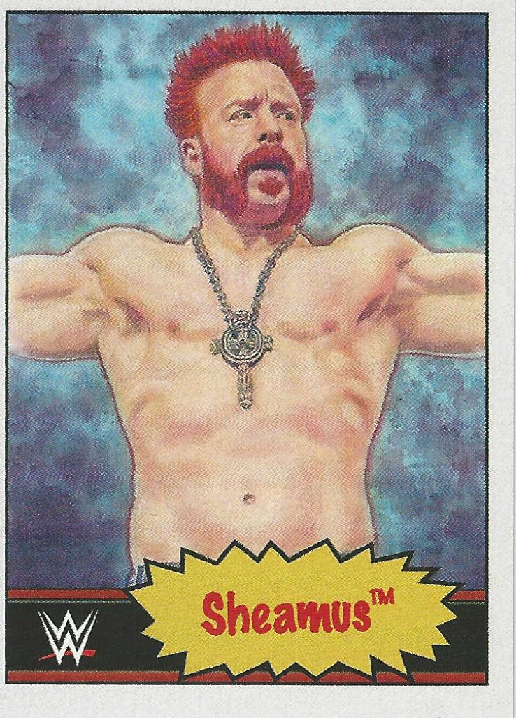 WWE Topps Living Set Trading Cards 2021 Sheamus No.19