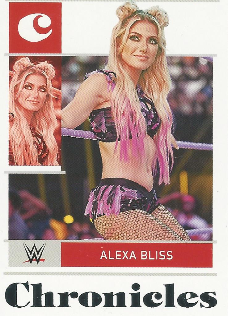 WWE Panini Chronicles 2023 Trading Cards Alexa Bliss No.1