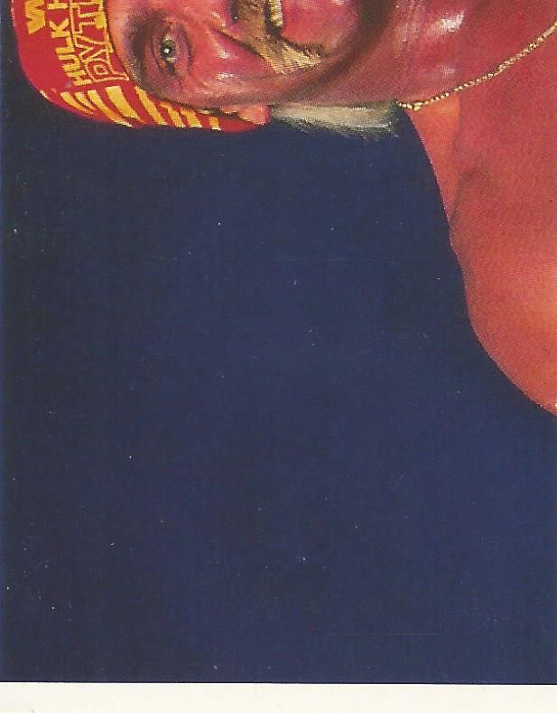 WWF Merlin Stickers 1991 Hulk Hogan No.1