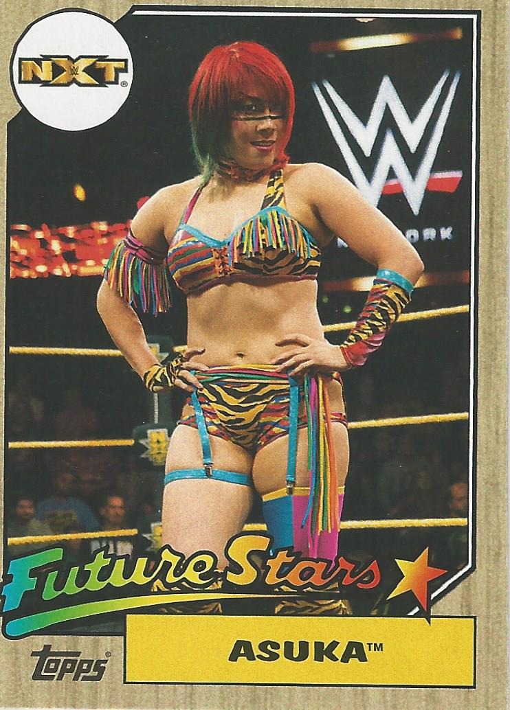 WWE Topps Heritage 2017 Trading Cards Asuka No.1
