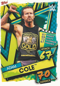 WWE Topps Slam Attax 2021 Trading Card Adam Cole No.1