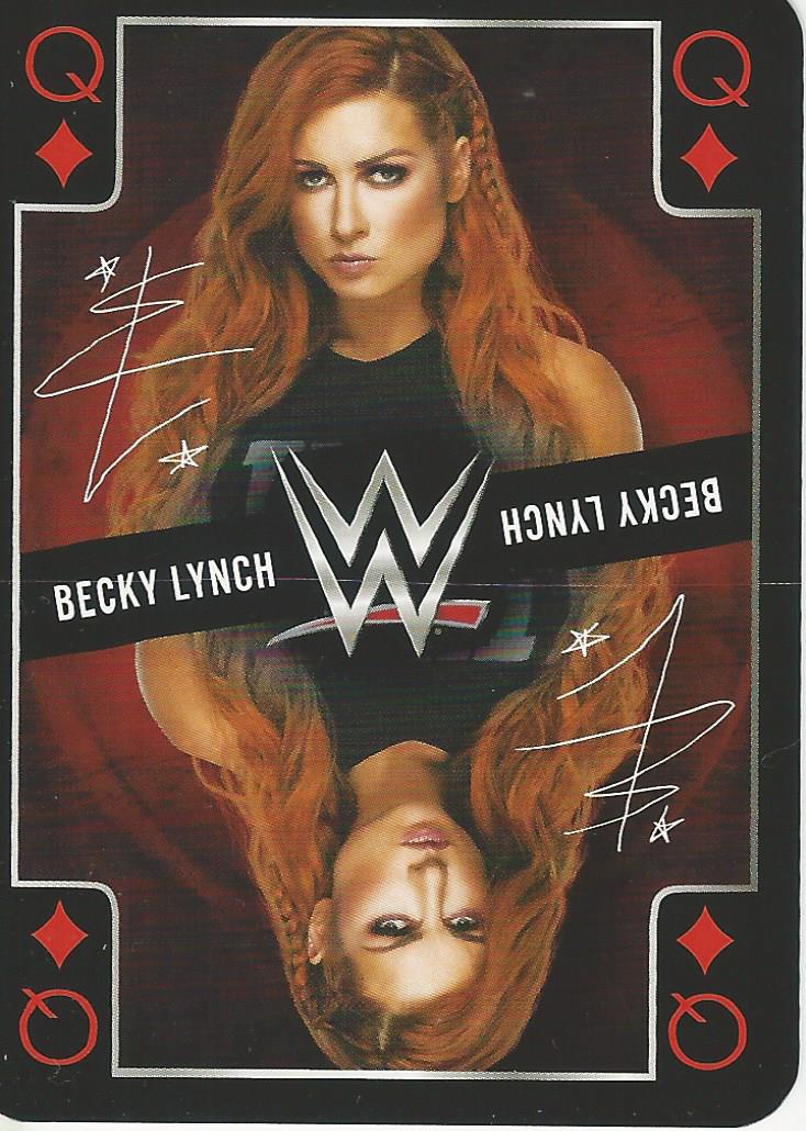 WWE 2019 Playing Cards Becky Lynch