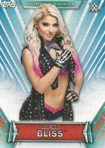 WWE Topps Women Division 2019 Trading Card Alexa Bliss No.1