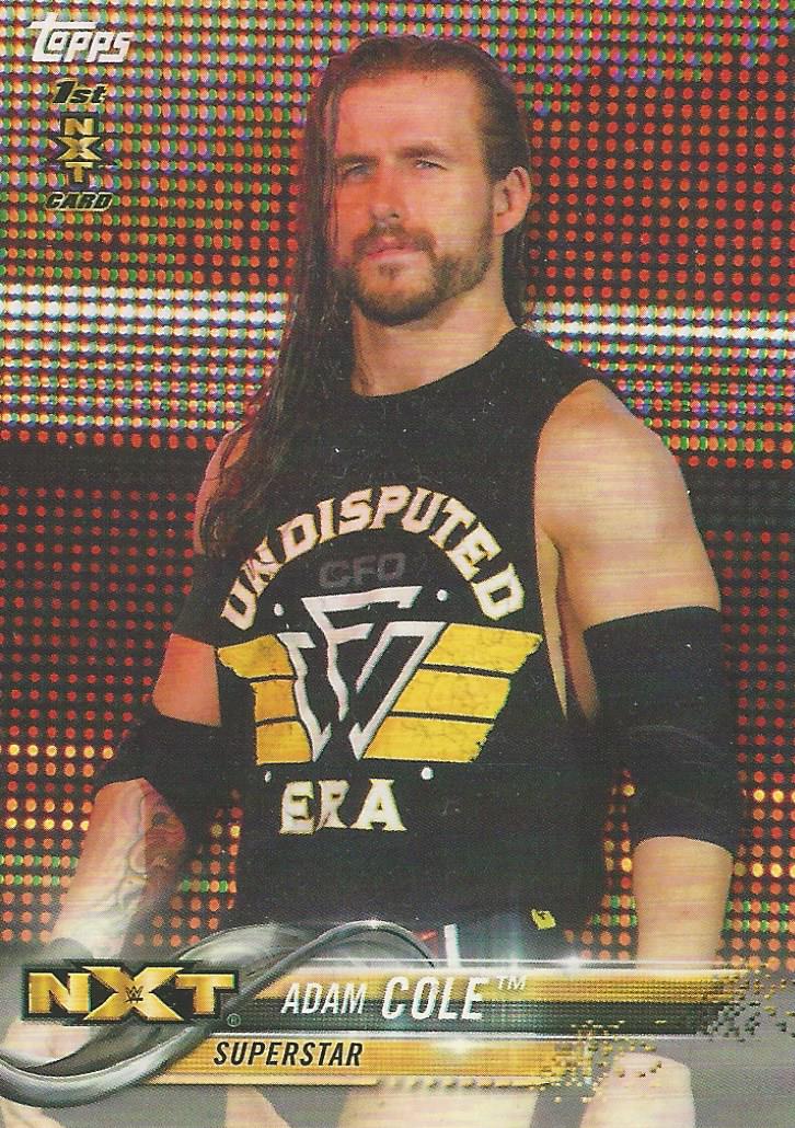 WWE Topps 2018 Trading Cards Adam Cole No.1