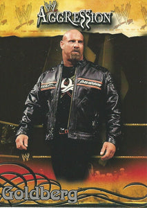 WWE Fleer Aggression Trading Card 2003 Goldberg No.1