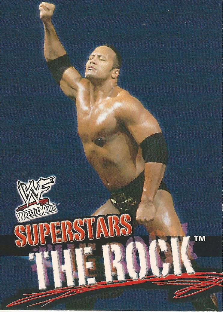 WWF Fleer Wrestlemania 2001 Trading Cards The Rock No.1