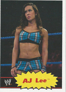 WWE Topps Heritage 2012 Trading Cards AJ Lee No.1