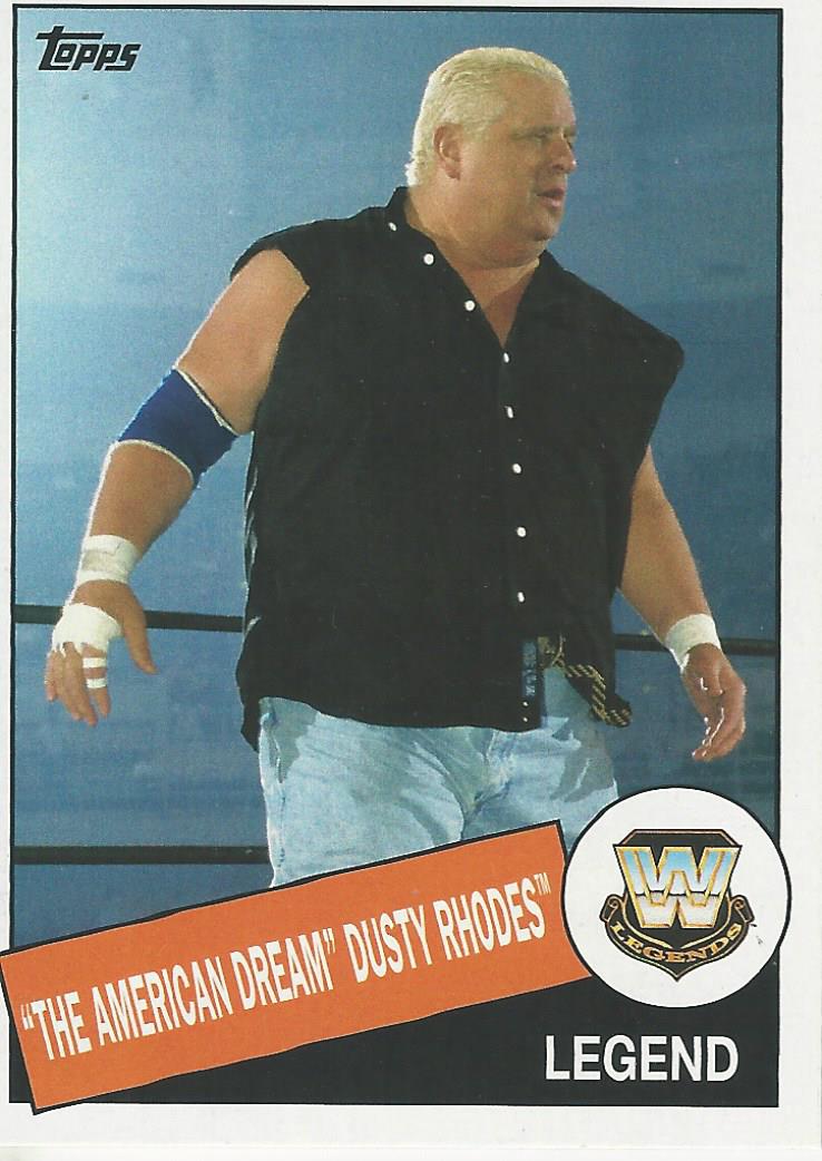 WWE Topps Heritage 2015 Trading Card Dusty Rhodes No.1