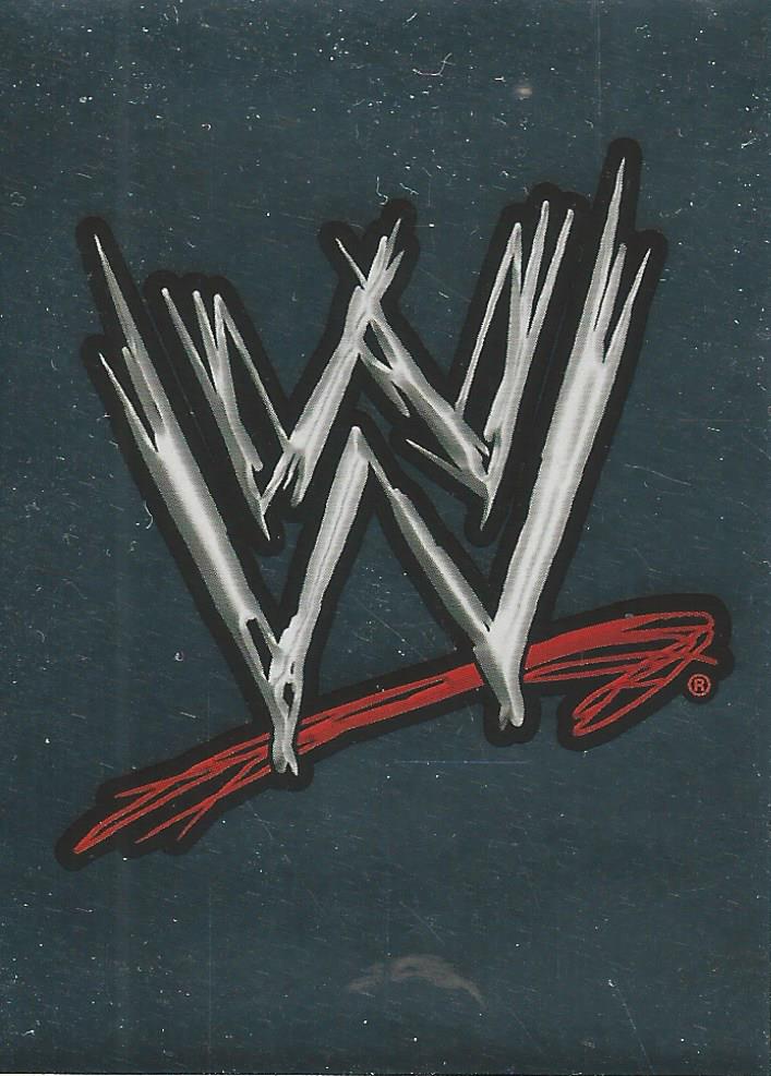 WWE Topps Rivals 2009 Stickers Logo Foil No.1