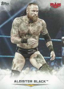 WWE Topps Undisputed 2020 Trading Card Aleister Black No.1