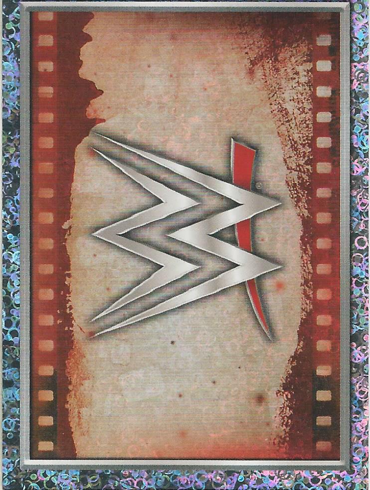 WWE Topps 2018 Stickers Logo Foil No.1