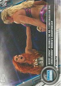 WWE Topps Women Division 2020 Trading Cards Becky Lynch No.1