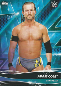 Topps WWE Superstars 2021 Trading Cards Adam Cole No.1