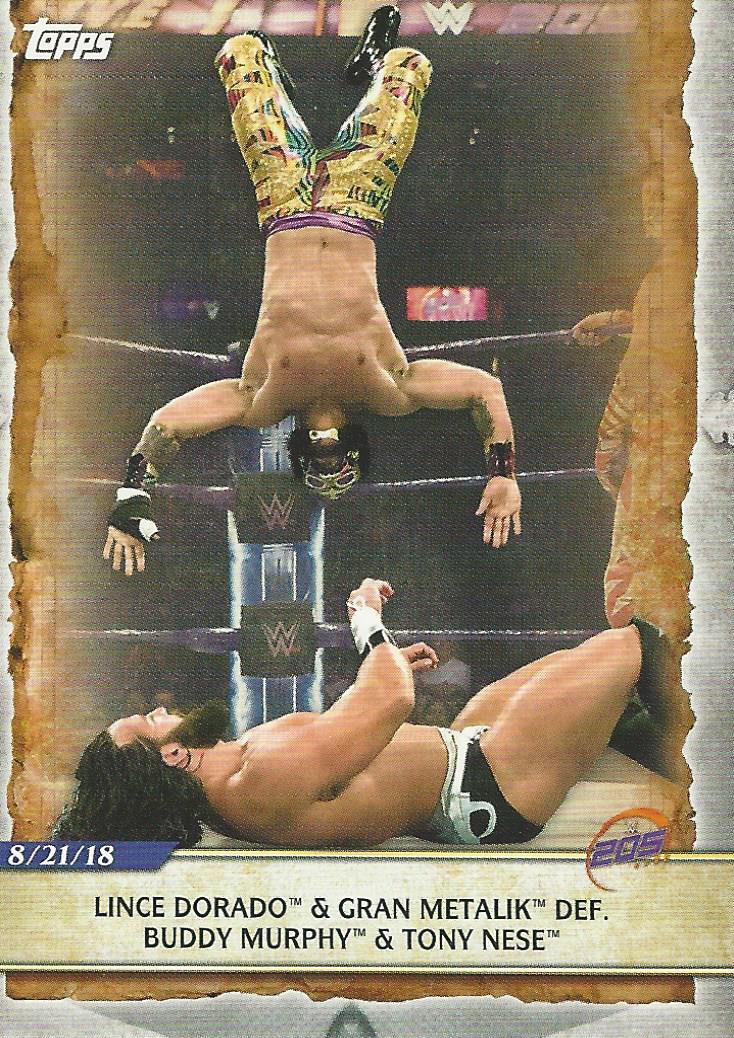 WWE Topps Road to Wrestlemania 2020 Trading Cards Lince Dorado No.1