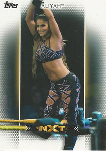 WWE Topps Women Division 2017 Trading Card Aliyah R1