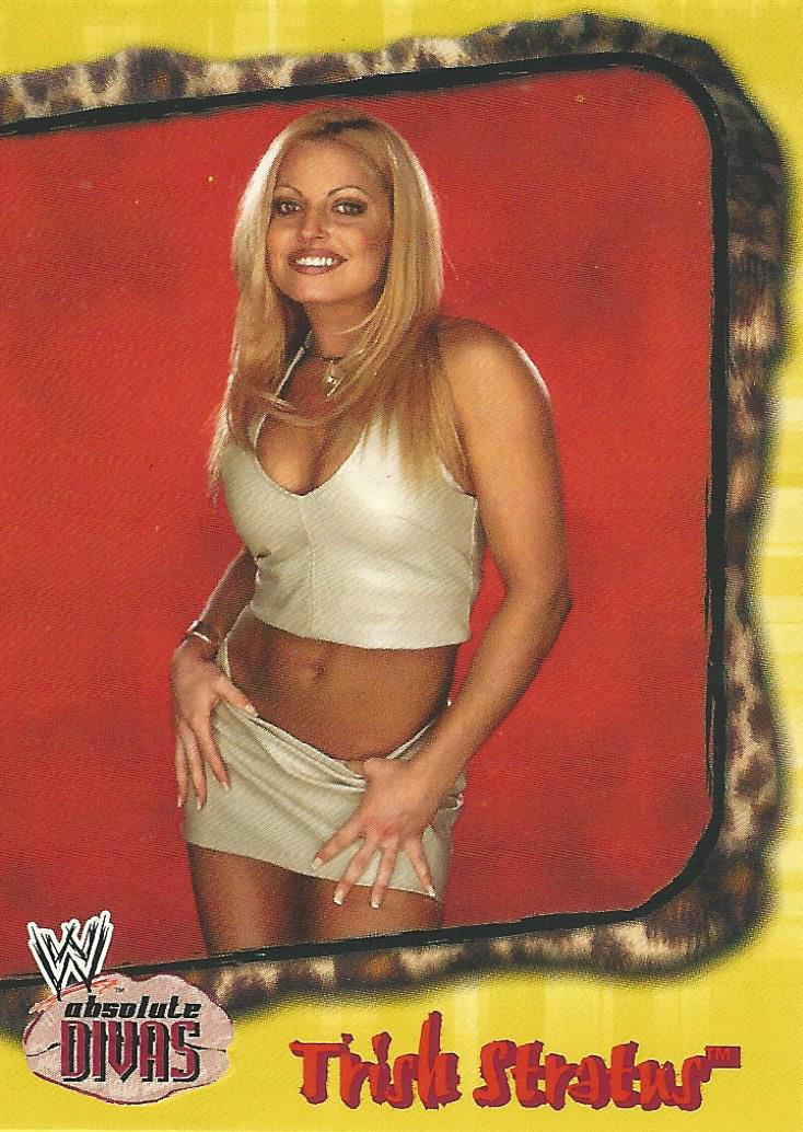 WWE Fleer Absolute Divas Trading Cards 2002 Trish Stratus No.1