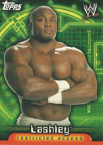 WWE Topps Insider 2006 Trading Cards US Bobby Lashley No.1