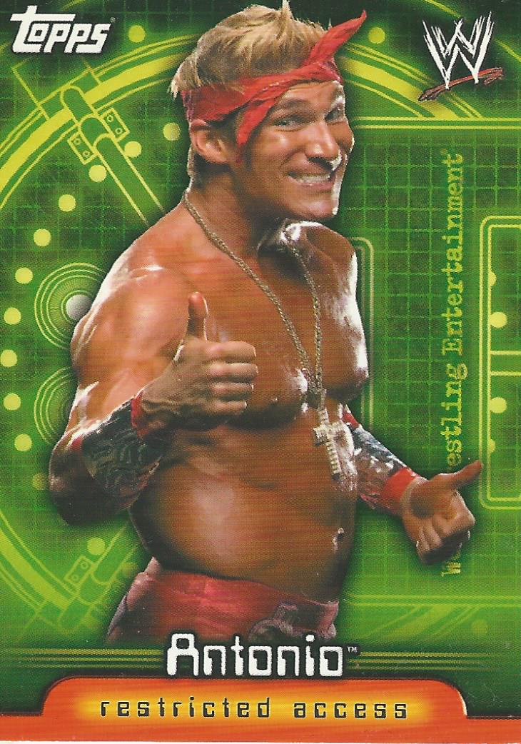 WWE Topps Insider 2006 Trading Card Antonio No.1