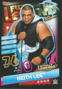 WWE Topps Slam Attax Reloaded 2020 Trading Card Keith Lee No.200