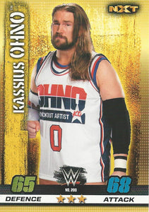 WWE Topps Slam Attax 10th Edition Trading Card 2017 NXT Kassius Ohno No.200