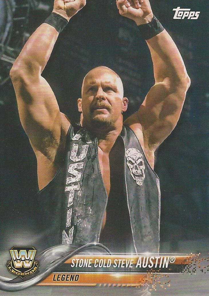 WWE Topps Then Now Forever 2018 Trading Cards Stone Cold Steve Austin No.200