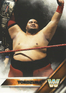 WWE Topps Then Now Forever 2016 Trading Cards Yokozuna No.200