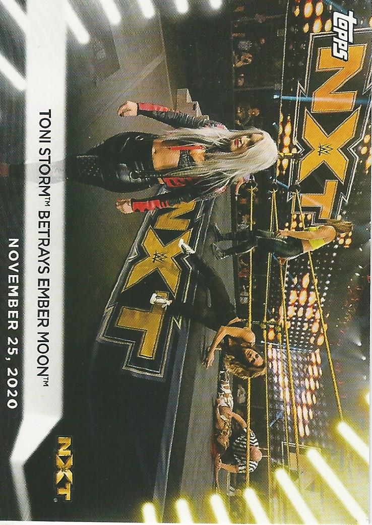WWE Topps Women Division 2021 Trading Card Toni Storm No.100