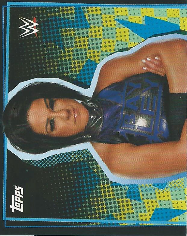WWE Topps Road to Wrestlemania Stickers 2021 Bayley No.200