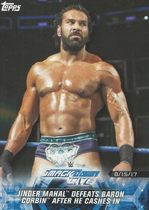 WWE Topps Road to Wrestlemania 2018 Trading Cards Jinder Mahal No.100