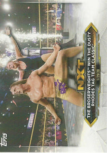 WWE Topps NXT 2020 Trading Cards Matt Riddle and Pete Dunne No.100