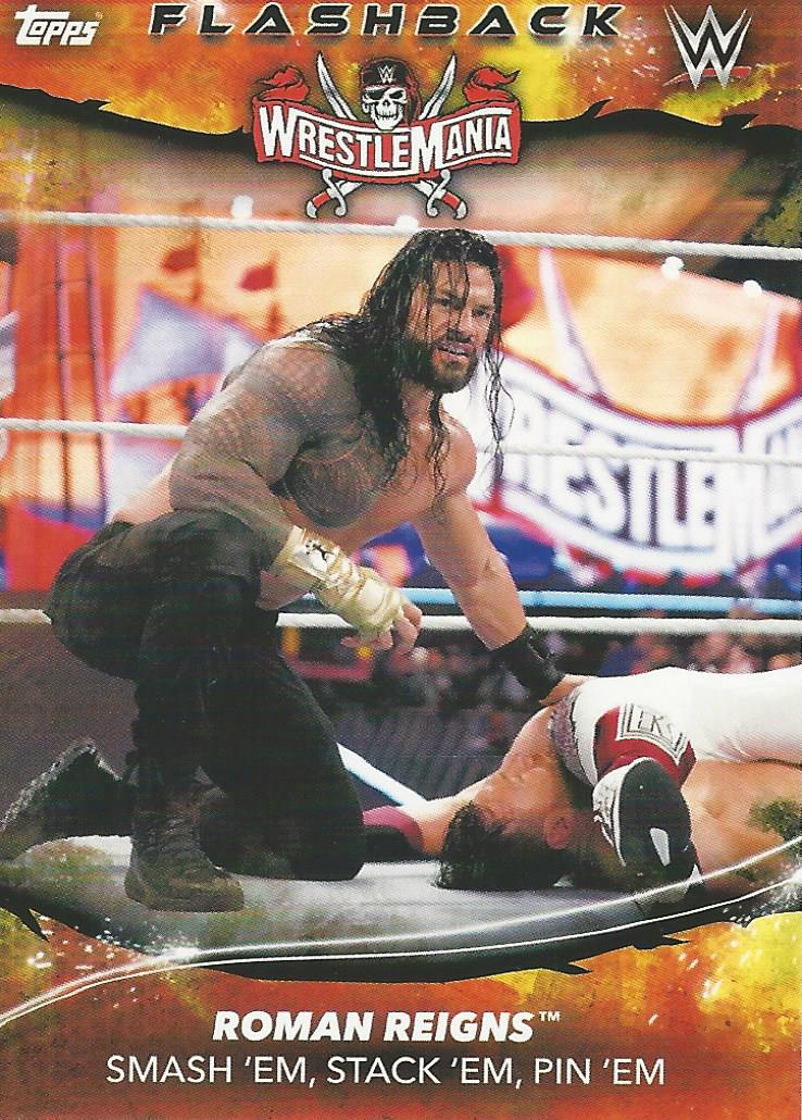 Topps WWE Superstars 2021 Trading Cards Roman Reigns No.200