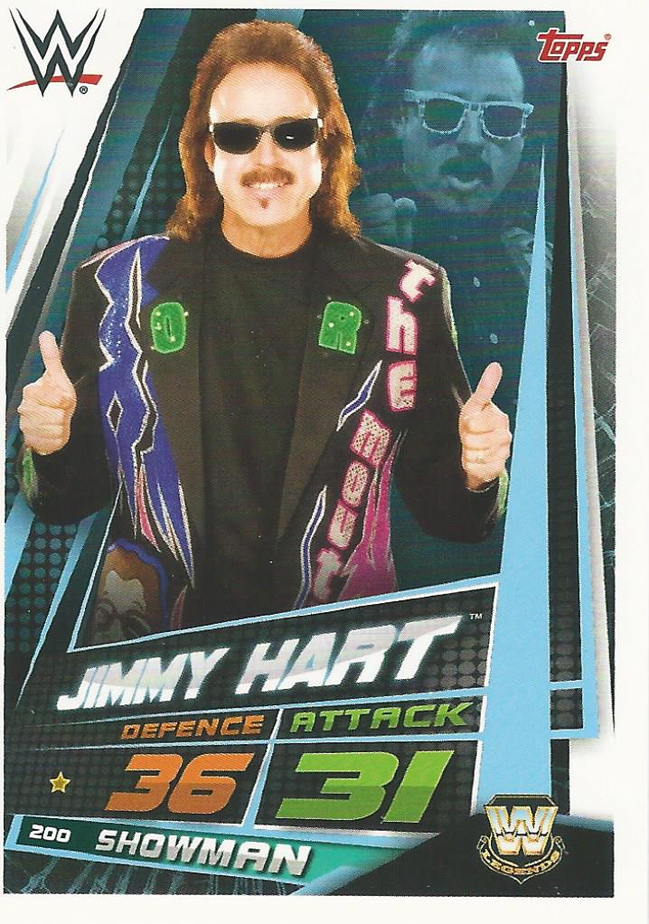 WWE Topps Slam Attax Universe 2019 Trading Card Jimmy Hart No.200
