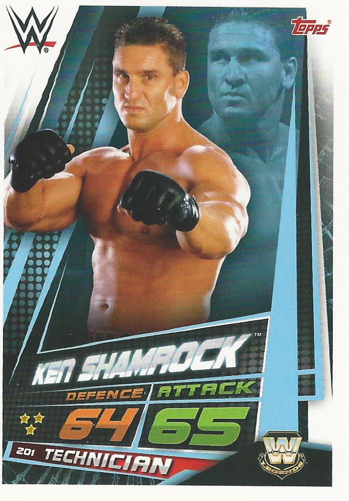 WWE Topps Slam Attax Universe 2019 Trading Card Ken Shamrock No.201