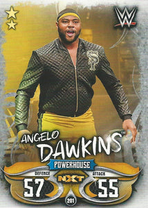 WWE Topps Slam Attax Live 2018 Trading Card Angelo Dawkins NXT No.201