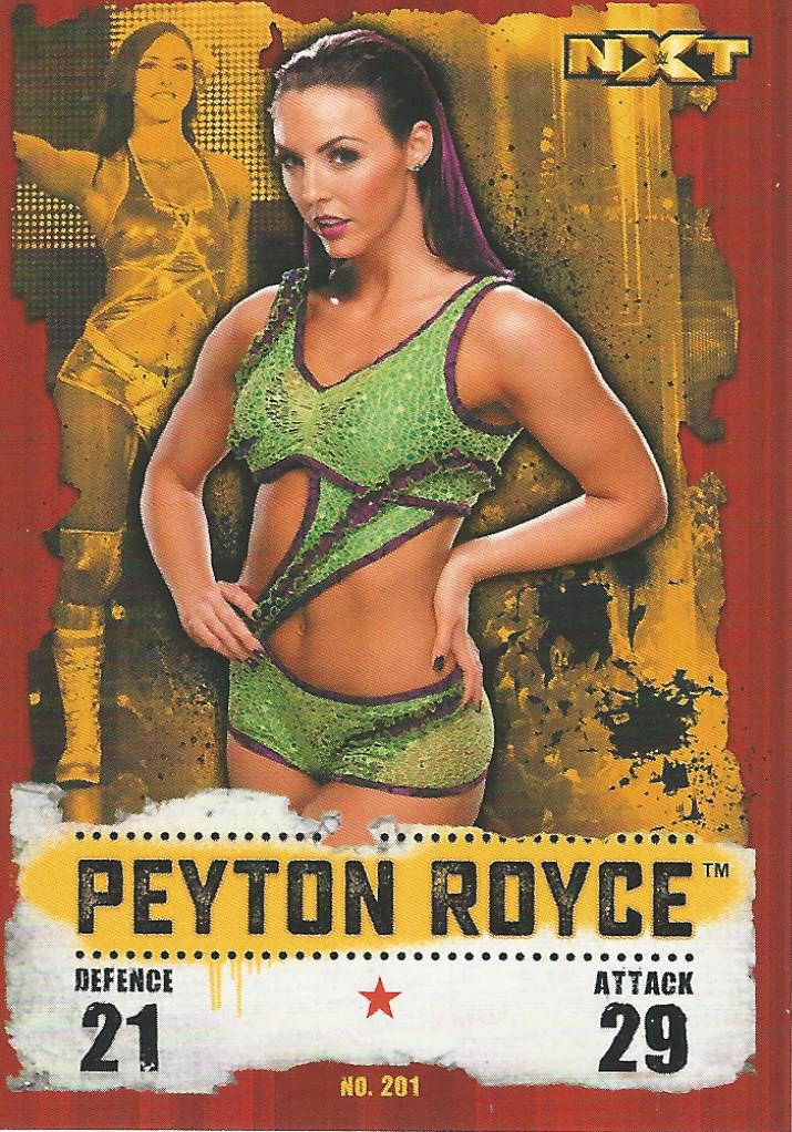 WWE Topps Slam Attax Takeover 2016 Trading Card Peyton Royce No.201