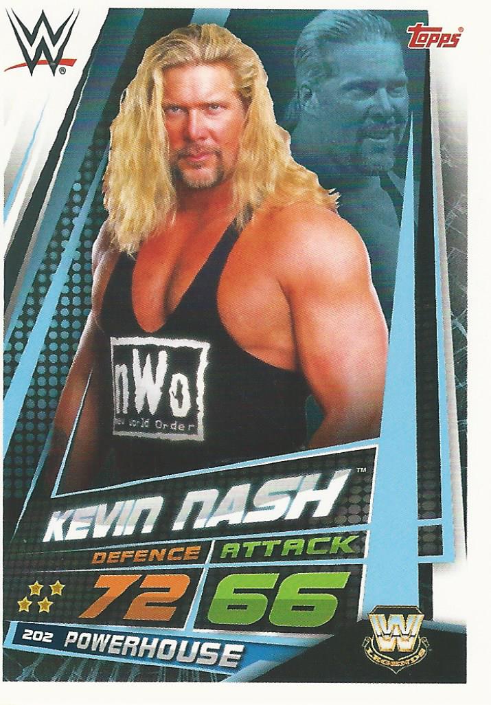 WWE Topps Slam Attax Universe 2019 Trading Card Kevin Nash No.202