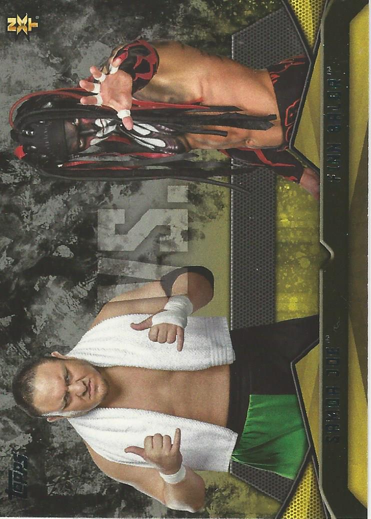 WWE Topps Then Now Forever 2016 Trading Cards Samoa Joe vs Finn Balor No.2