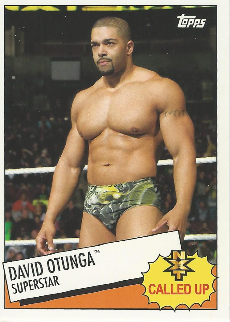 WWE Topps Heritage 2015 Trading Card David Otunga 2 of 30