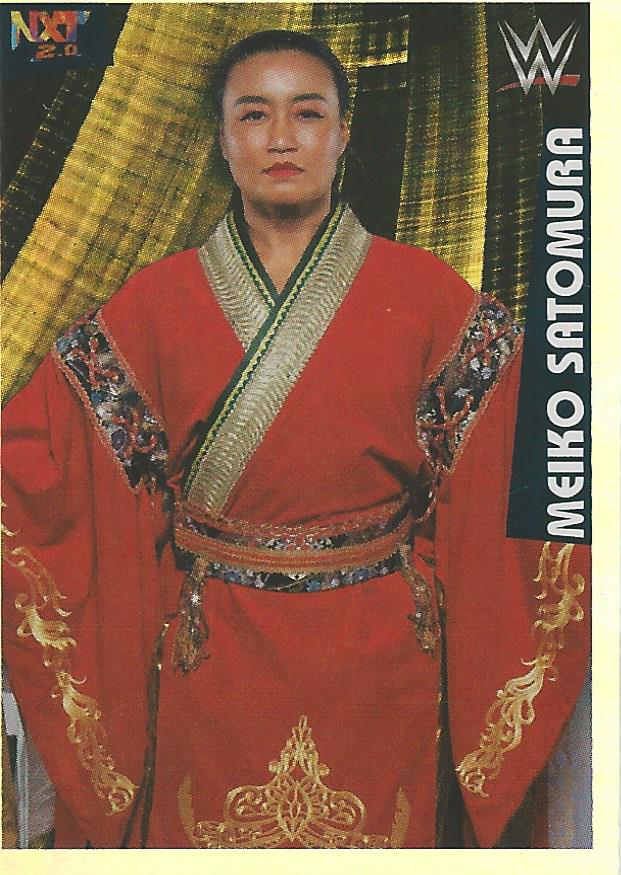 WWE Panini 2022 Sticker Collection Meiko Satomura Foil No.202