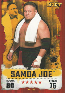 WWE Topps Slam Attax Takeover 2016 Trading Card Samoa Joe No.202