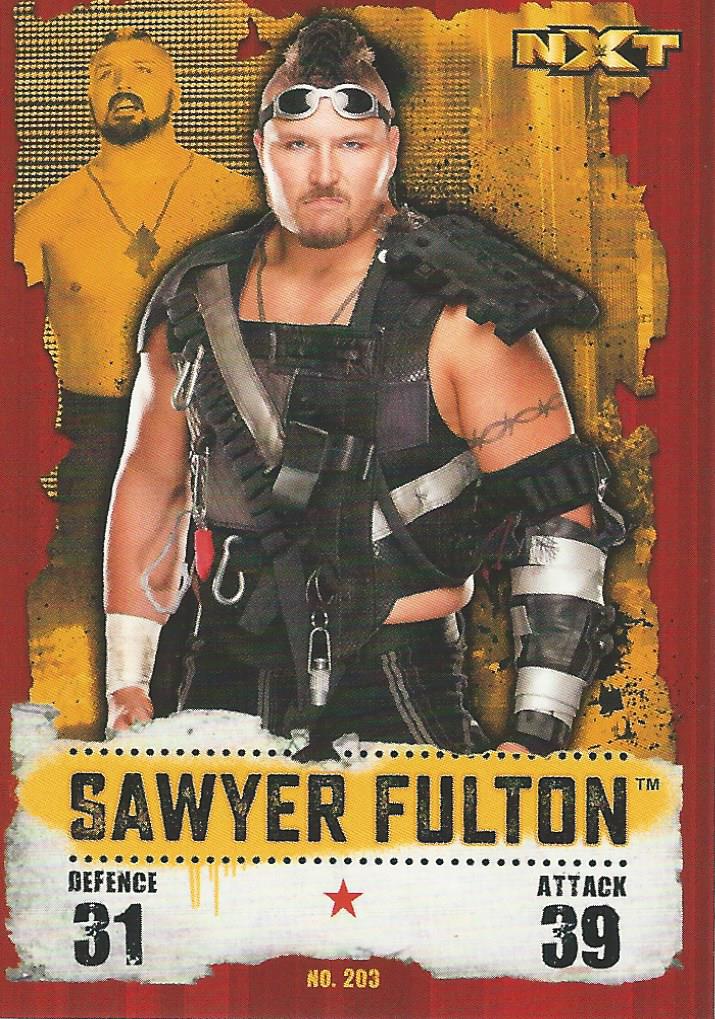 WWE Topps Slam Attax Takeover 2016 Trading Card Sawyer Fulton No.203