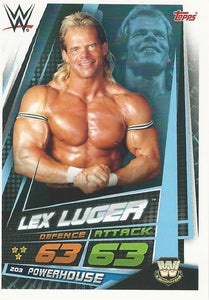 WWE Topps Slam Attax Universe 2019 Trading Card Lex Luger No.203